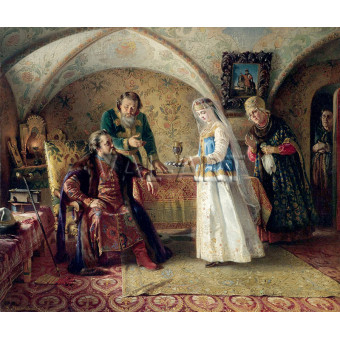 РЕПРОДУКЦИИ НА КАРТИНИ Из ежедневието на руския болярин в края на XVII век (1868)